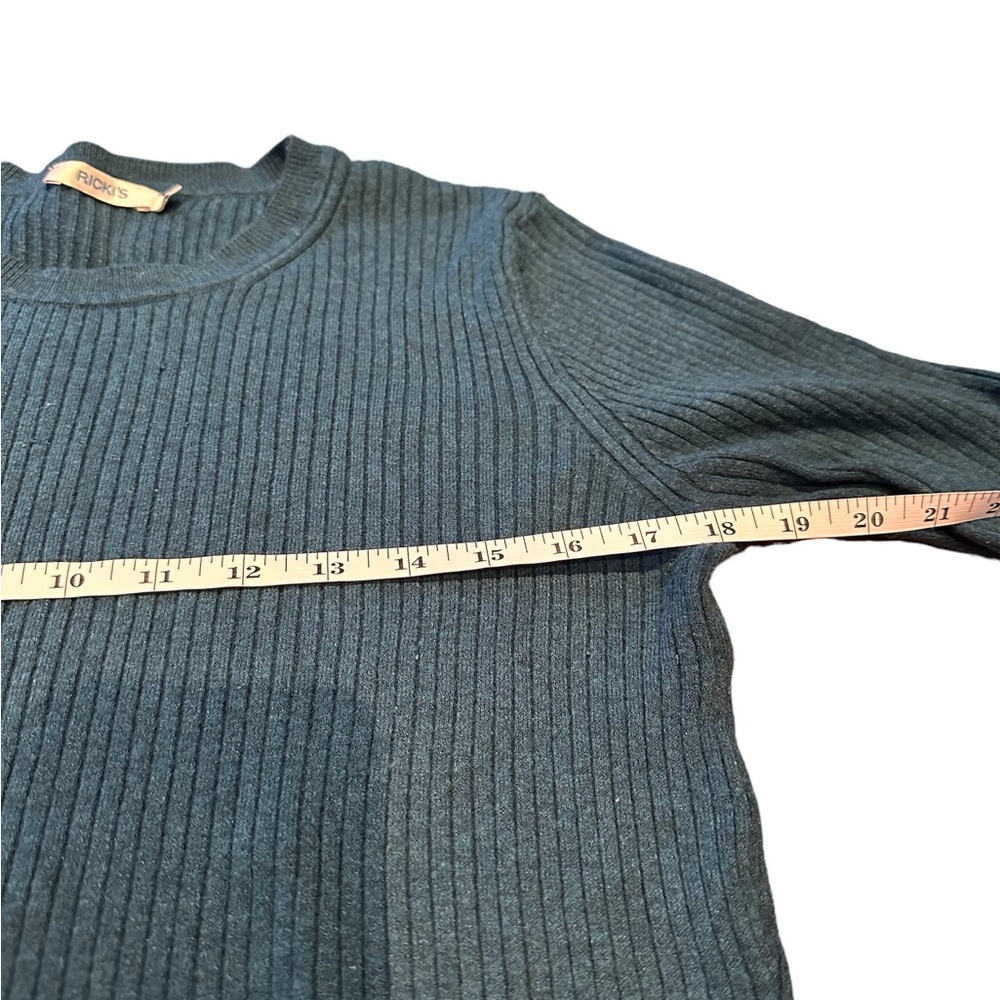 💚Long Sleeve Ribbed Sweater - Picture 3 of 5